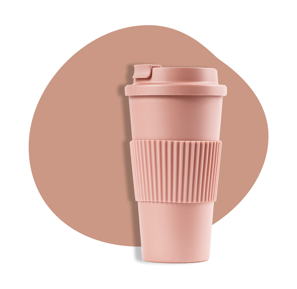 FEBU Reusable Coffee Cup | Plant-Based, Leak-Proof Travel Mug for