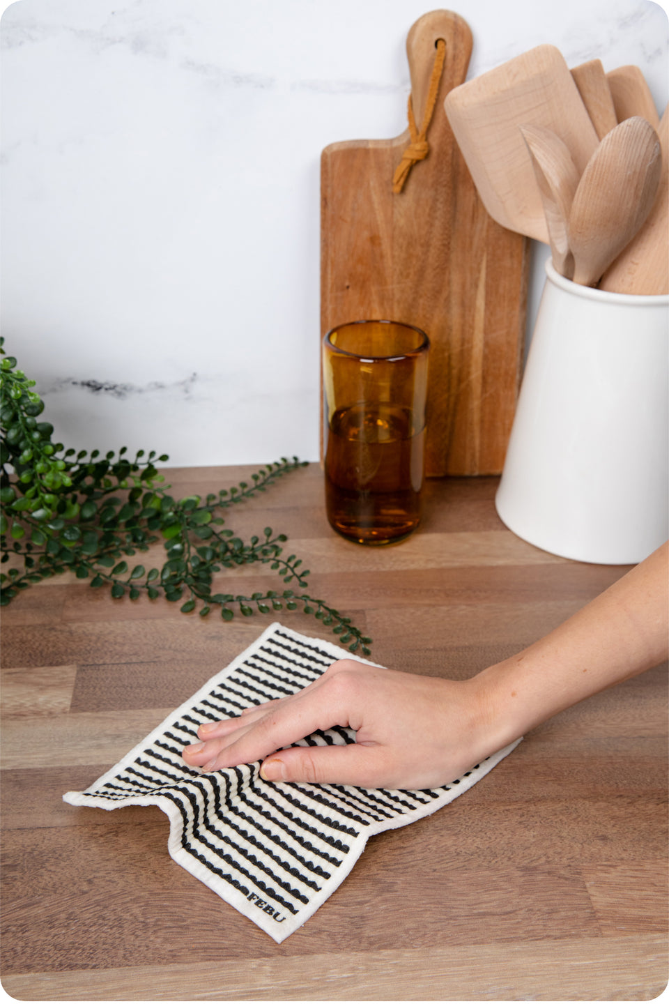SUPERSCANDI Swedish Dishcloths for Kitchen Grey 10 Pack Reusable  Compostable