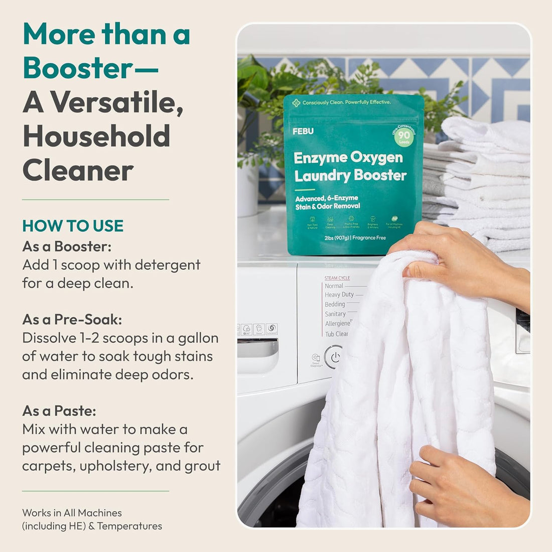 Enzyme Oxygen Laundry Booster