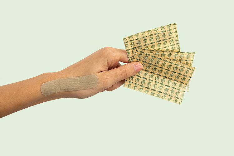 hypoallergenic latex free organic bamboo bandages for patch
